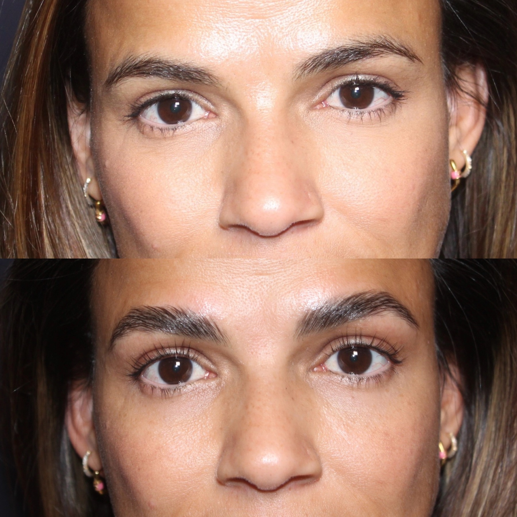 Korean lash lift and brow lamination result