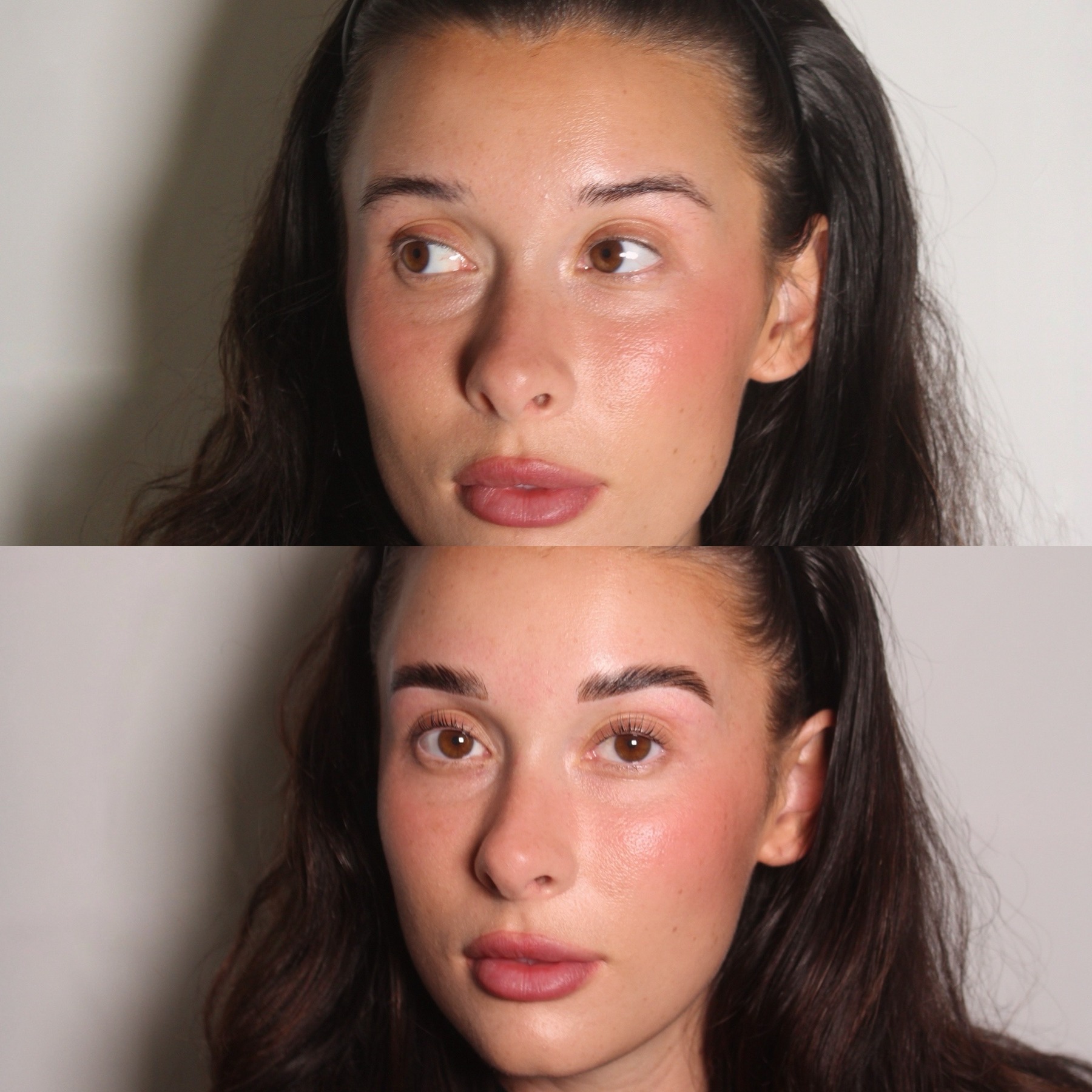 Lamination Duo brows and lashes result