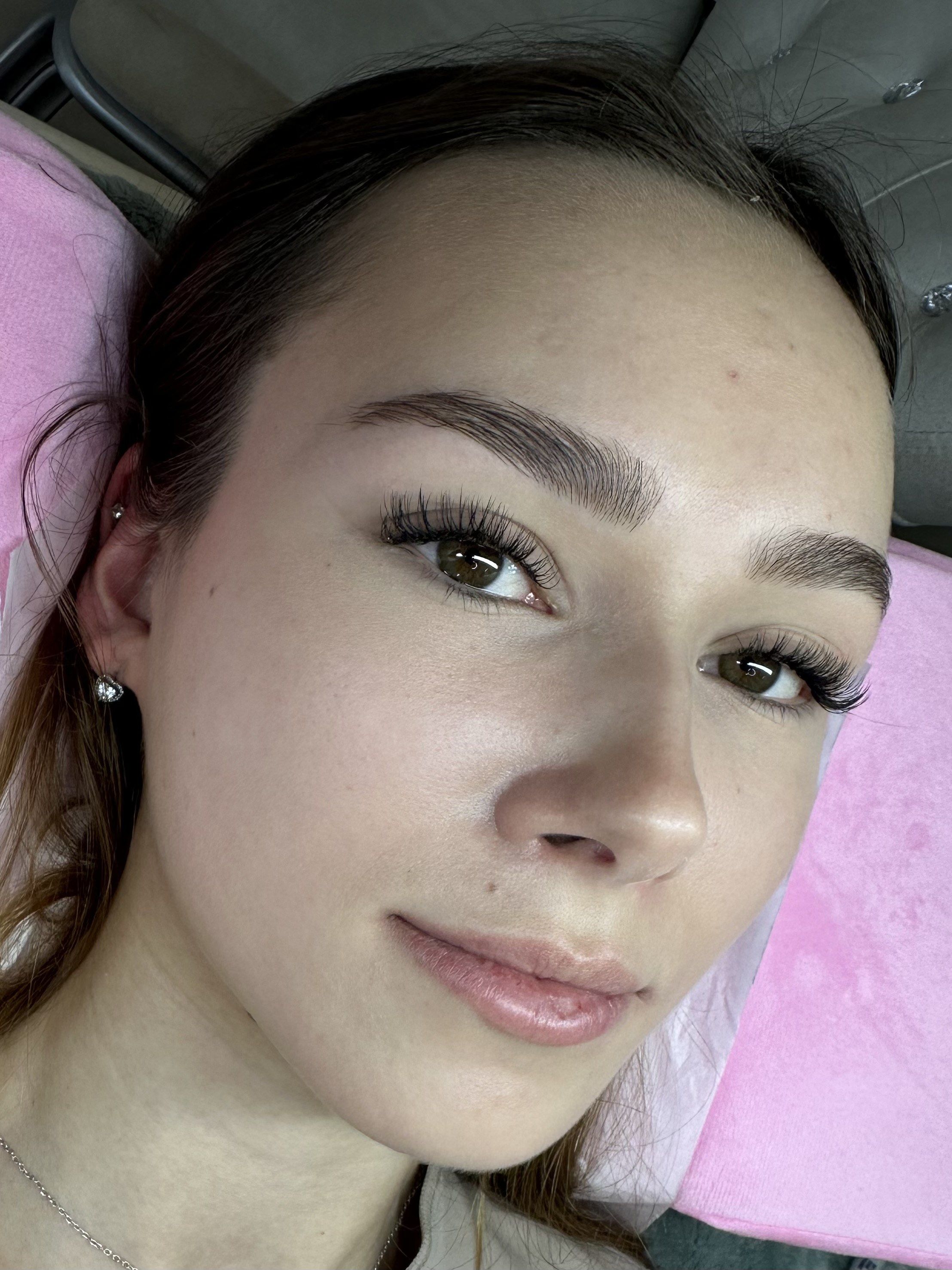 Natural lash extensions result